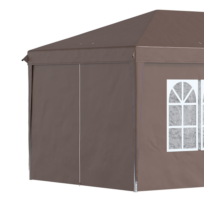 Aver 3m x 6m Metal Pop-Up Gazebo