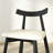 Hanes 2-Piece Modern Upholstered Rubber Wood Faux Leather Dining Chair-2139923901