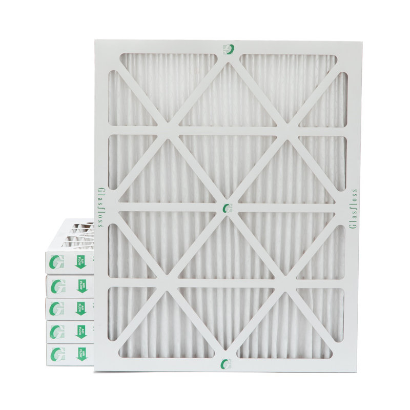 Filtres à air plissés Glassfloss ZL MERV 10, H 12 po x l 12 po x P 2 po