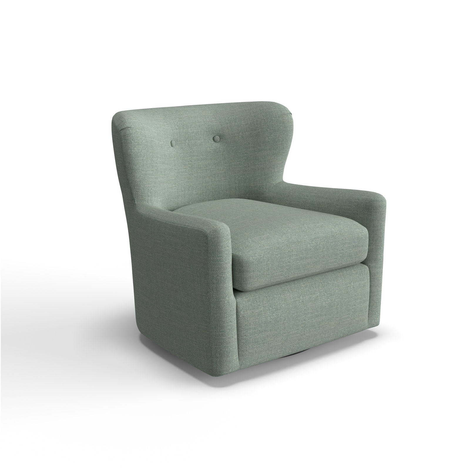 Bendigo Upholstered Wingback Chair, Conversation Capri Basketweave