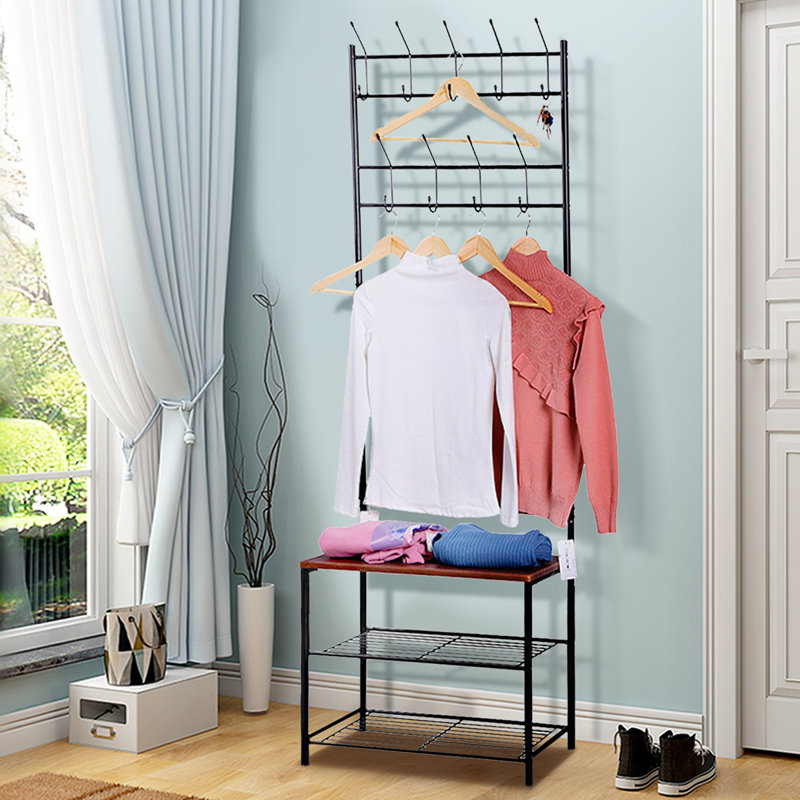 Iron Freestanding Coat Rack