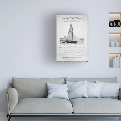French School The Sale Of Guy De Maupassants Yachtbel-Ami Canvas Art