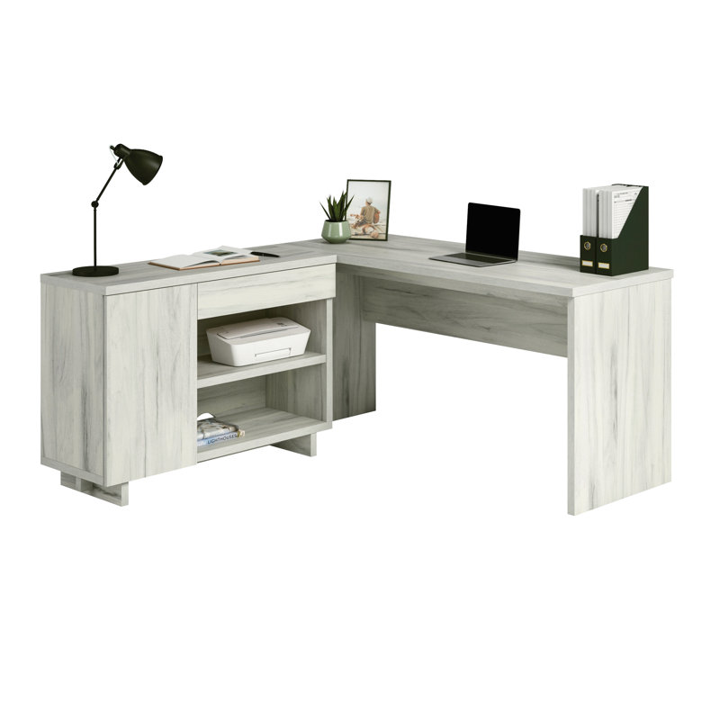 L-Shaped Credenza Desk