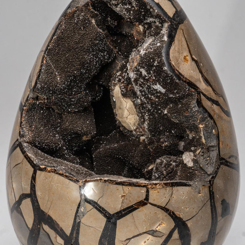 Septarian Druzy Egg