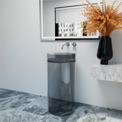 35" Tall China Specialty Pedestal Bathroom Sink