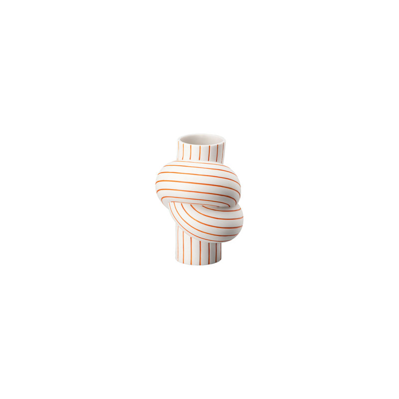 Node Porcelain China Table Vase, Mango