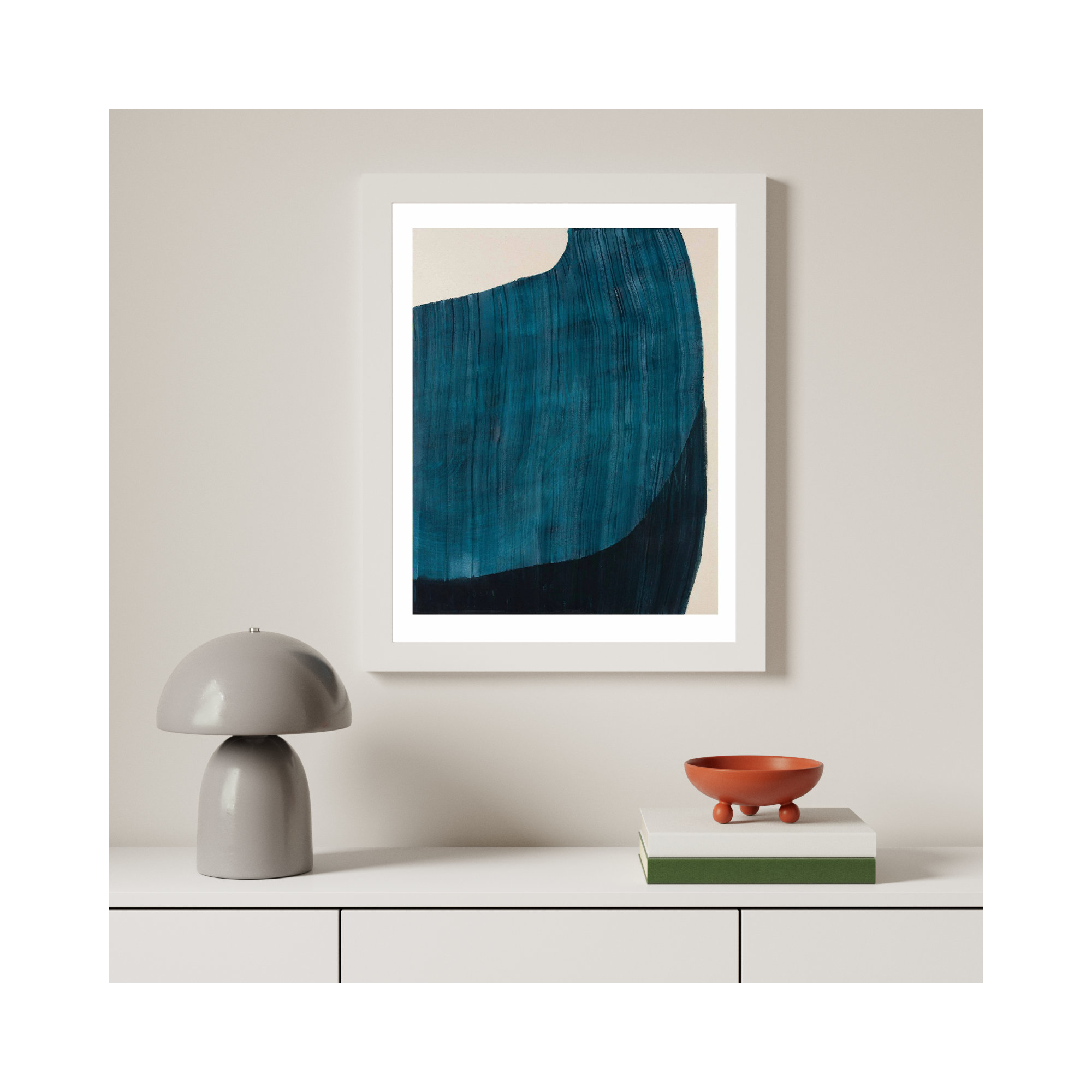 Set Sail by Stephanie Dennis, 30" H x 24" W  x 1.25" D, White