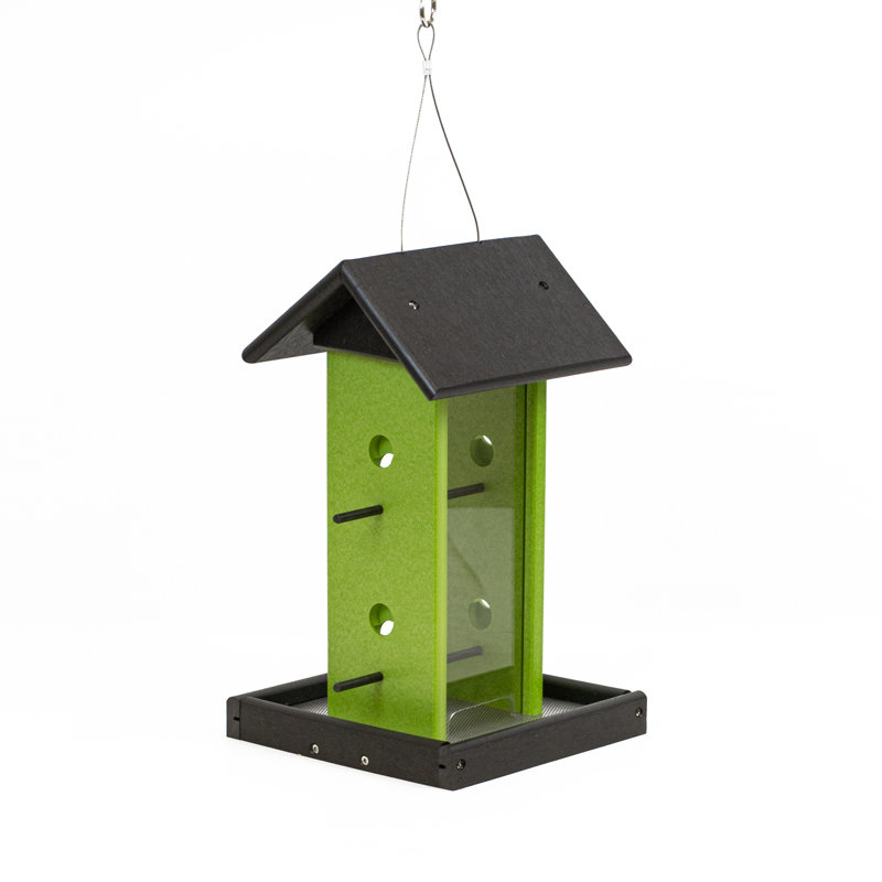 Mangeoire d'oiseaux à trémie suspendue