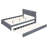 Upholstered Platform Bed with Trundle-158415128-158415129