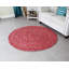 Tapis en coton tressé rond fait main Emraan