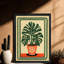 Black Framed Vintage Botanical Plant Wall Art - Whimsical Folk Art Decor Framed Prints-1863466844