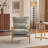 Masson Chenille Accent Chair Armchair With Pillow-1185751631