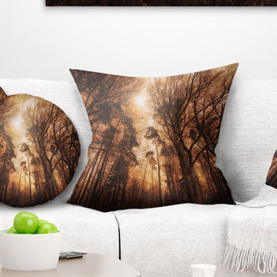 Coussin paysage d'automne