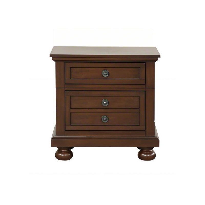Table de chevet Meade, cerisier foncé, Cerisier