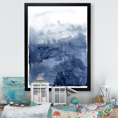 Winter Landscape Watercolor Forest - Painting on Canvas