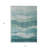 3' X 5' Teal Blue And Aqua Abstract Washable Indoor Outdoor Area Rug