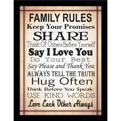 " Family Rules " by Laurie Furnell