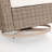 5-Person Steel and PE Wicker Outdoor Conversation Set -1630420061