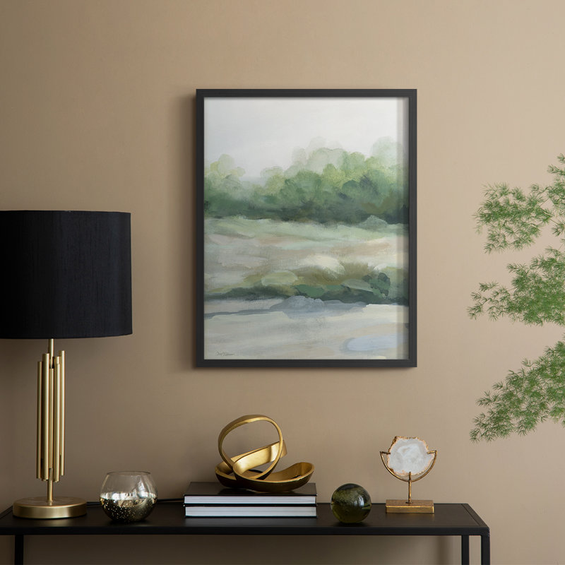 «Faded Morning I», reproduction encadrée - bois massif, Noir, noir, noir, noir, H 21 po x l 17 po