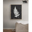 Impression de feuille noir et blanc, impression de plante encadrée, impression de feuille blanche, impression de feuille encadrée, impression botanique, art mural surdimensionné, art mural grand