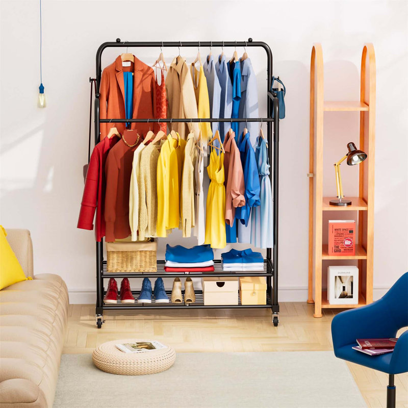 Bonville 72cm Rolling Clothing Rack
