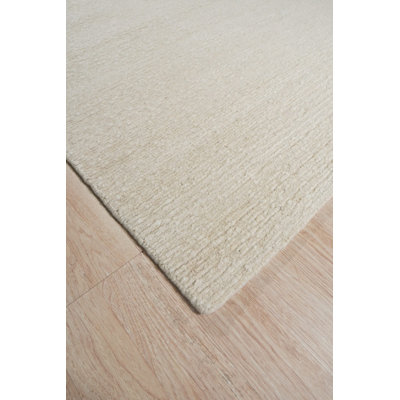 Tapis ivoire en laine Bespoke