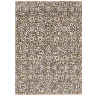 Tapis brun tissé à la machine Milbury