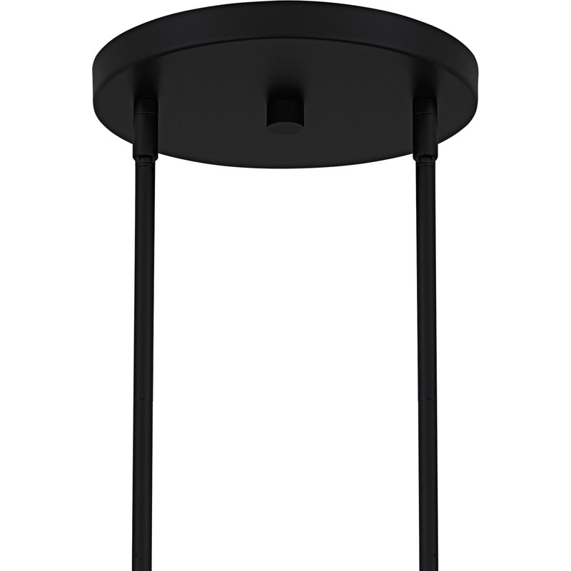 Amandah 9-Light Matte Black Chandelier