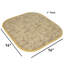 Coussin de coussin de chaise en mousse à mémoire de forme sans dossier 16 po x 16 po Broadway-317365419-317365461