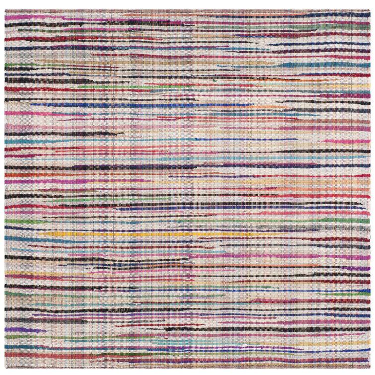 Fales Office Chair Collection Fabric/Metal Striped Rug