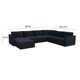 Deirdre 7 - Piece Modular Upholstered Reversible U-Sectional