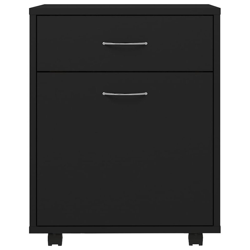 Arpelar 1 Drawer Filing Cabinet, Black