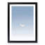 Crescent Moon in a Blue Sky in Abstract - Picture Frame Graphic Art Print-55682818-55682819