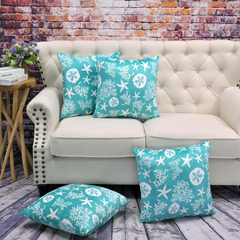 Abstract Square Throw Pillow Cover