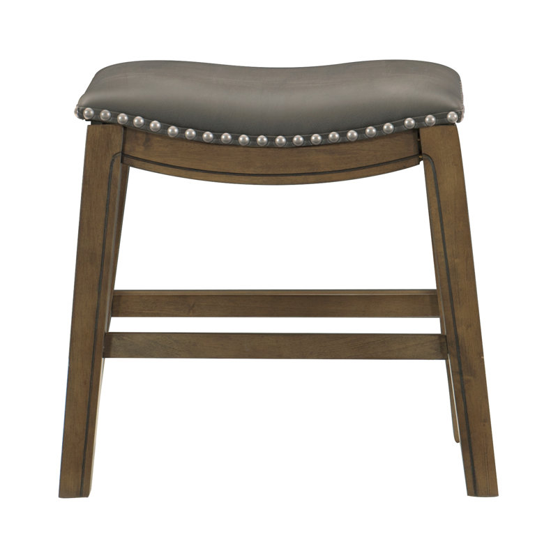 Tabouret Zackery, gris, Petit tabouret (siège d'une hauteur de 19,5 po)