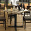 Table pour salle de pause carrée en bois-25759198-25759206