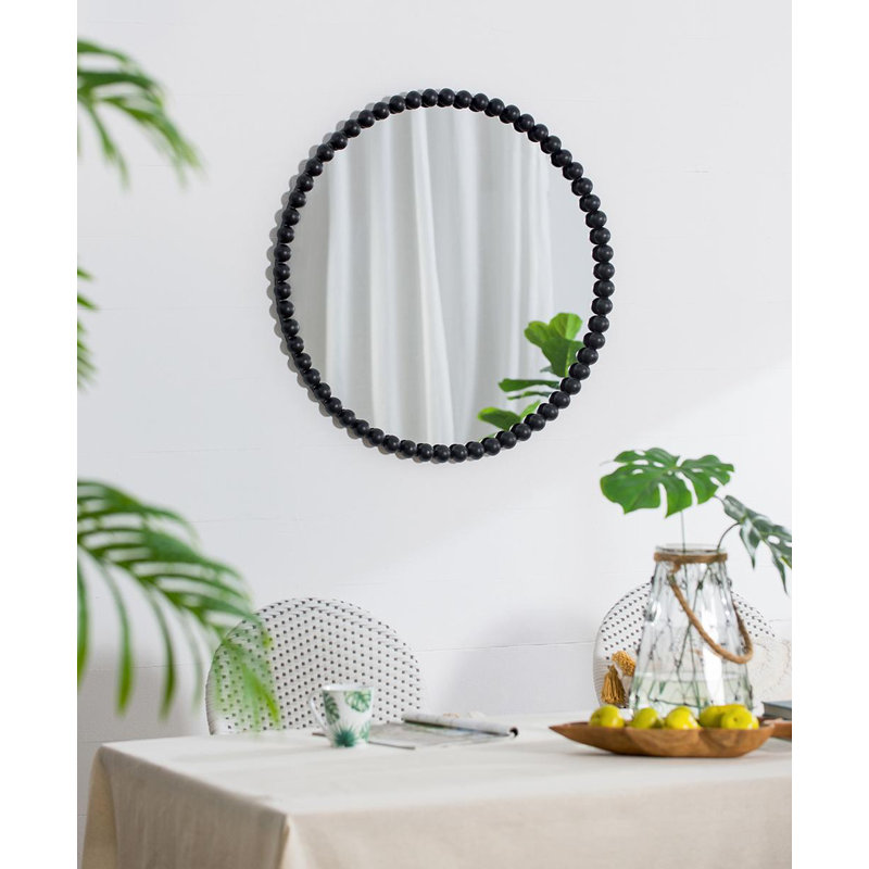 Round Wall Mirror With Metal Frame