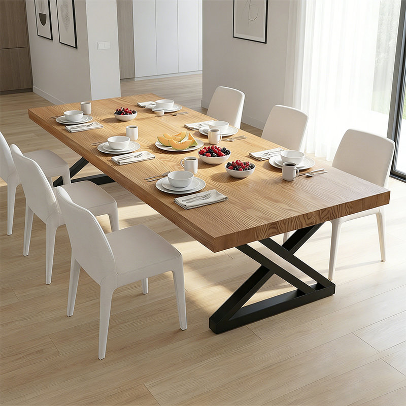 Dameron de style industriel, 29.53"H x 78.74"L x 35.43"W