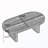 Modern Oval Fluted Coffee Table-1128256190