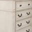Commode 5 tiroirs Norcross, blanc antique