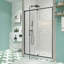 Porte de douche coulissante, porte coulissante, verre trempé-112539557