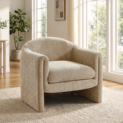 Sephine 31.2" Upholstered Nordic-style Accent Chair