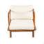 Canape Acacia Club Chair With Cream Cushion