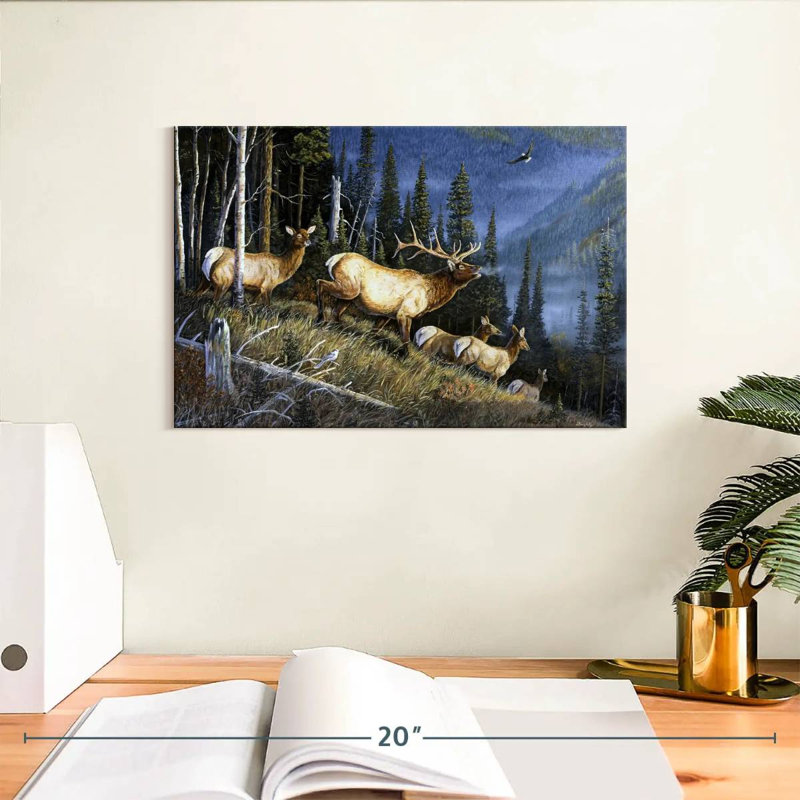 Brampt Eagle Mountain Fauna, 8" H x 12" W