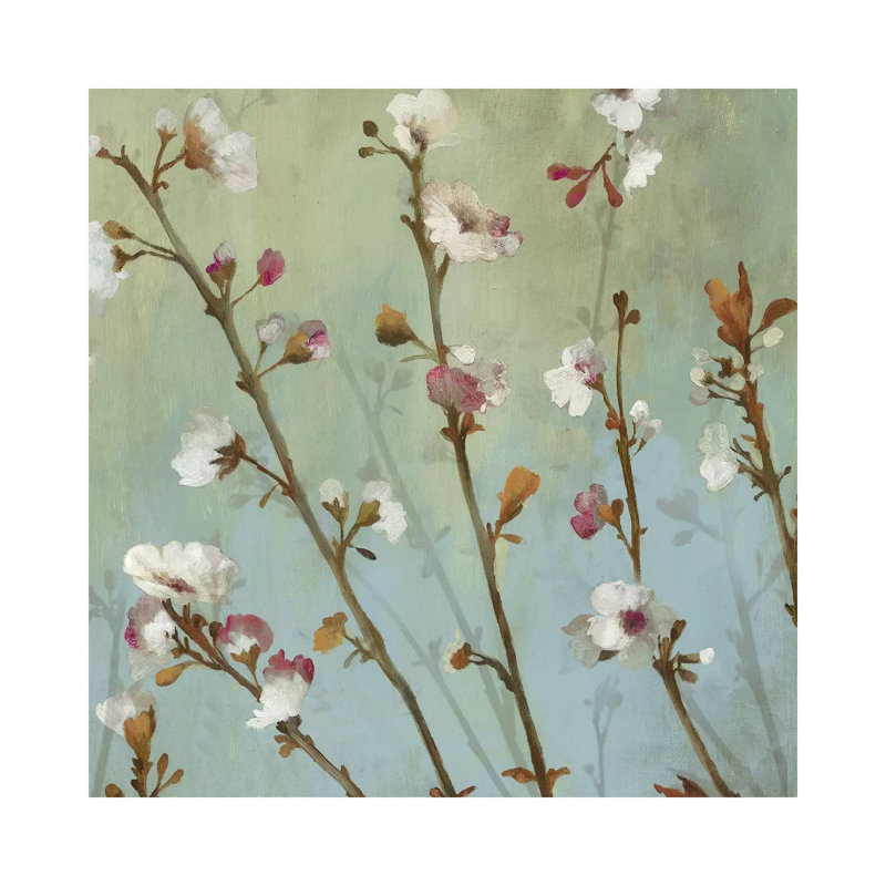 Wind Blossoms I by Asia Jensen - Wrapped Canvas Painting