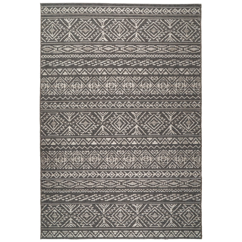 Pennock Geometric Indoor / Outdoor Rug, Rectangle 2' x 3'7"