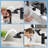Deck Mounted Single Hole Single Handle 1080° Rotatable Bathroom Sink Faucet