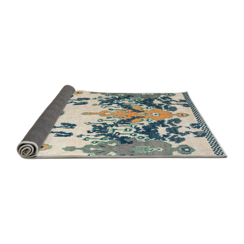 Tapis abstrait moderne 5231, Rond 8 pi