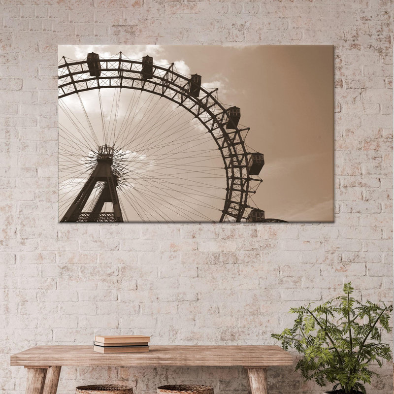 Toile imprimée: décor de bureau moderne - verre d'art paysager Park, 1P BlackFramedCanves, H: 11,9 po x l: 15,8 po