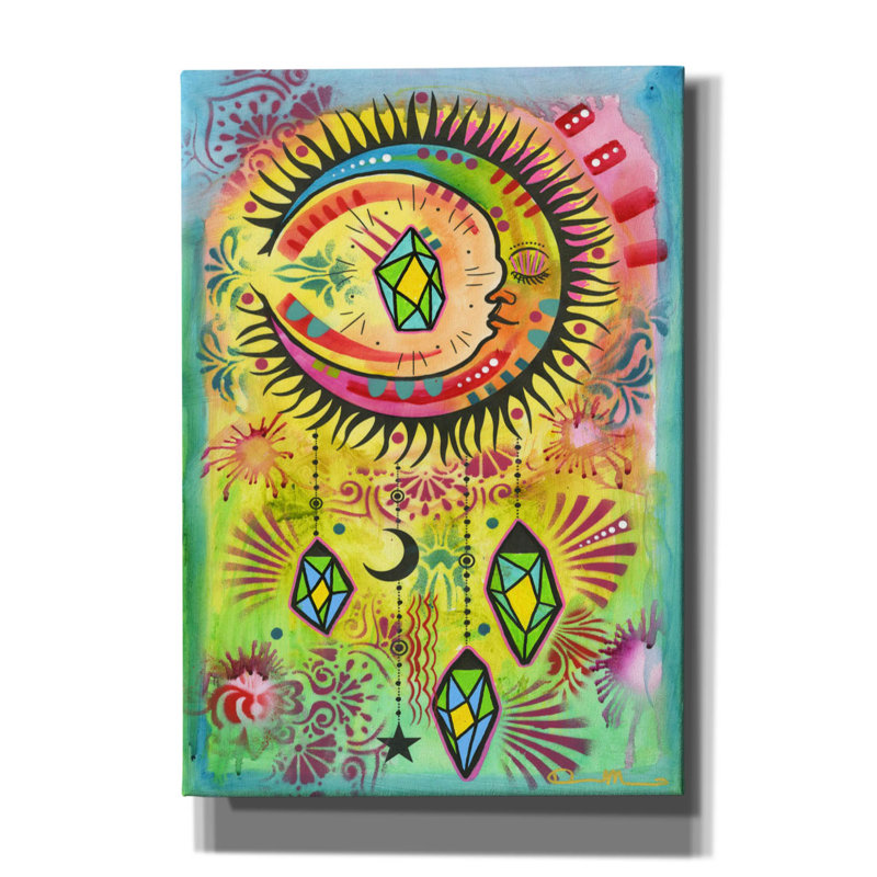 «Cosmic Balance 2» par Dean Russo, art mural sur toile, H 26 po x l 18 po x P 0,75 po